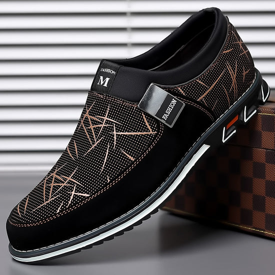 Color Printing Plus Size Leather Shoes - Swefashionstore
