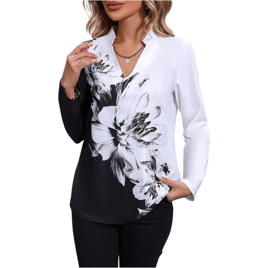 FLOWER FASHION Individual Casual Loose Women&