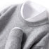 High Quality Loose Round Neck Solid Color Sweater - Swefashionstore