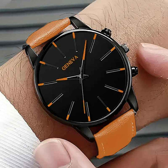 Waterproof Senior Quartz Watch for Timeless Style and Reliability - Swefashionstore