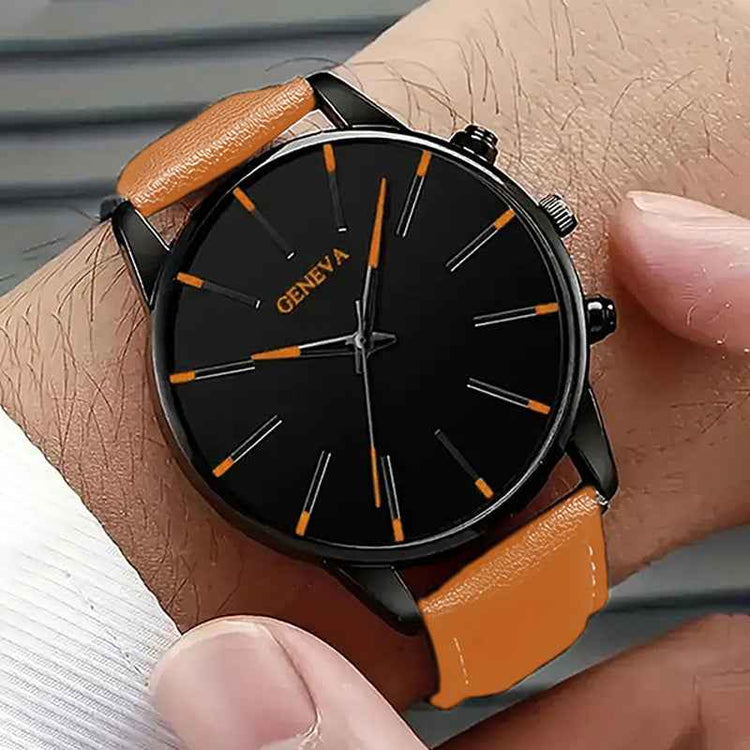 Waterproof Senior Quartz Watch for Timeless Style and Reliability - Swefashionstore