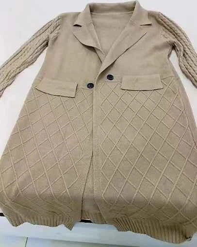 Cashmere Sweater Cardigan for Ladies - Cozy Wool Windbreaker Style - Swefashionstore