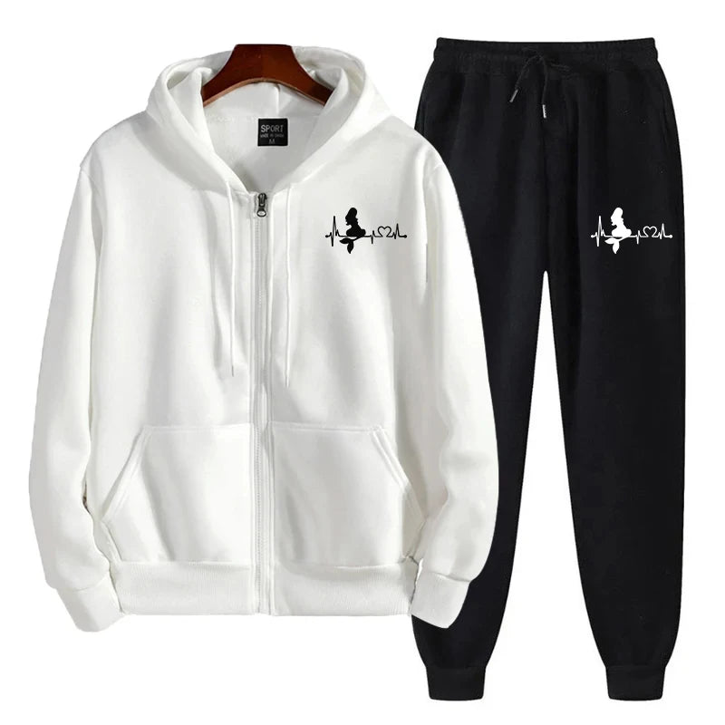 High QUALITY Woman Sweatshirts Simplicity HOODIES  SUIT - Swefashionstore
