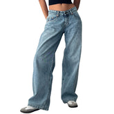 Harajuku Y2K Low Waist Baggy Jeans - Swefashionstore