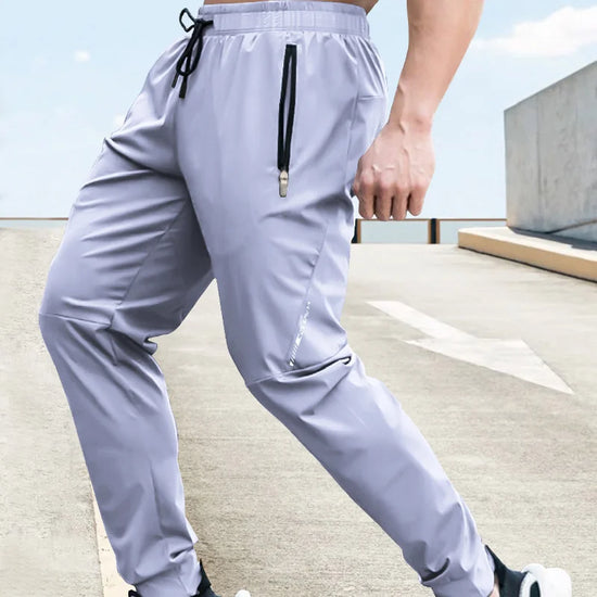Summer Quick-drying Ice Silk Casual Elastic Pants - Swefashionstore