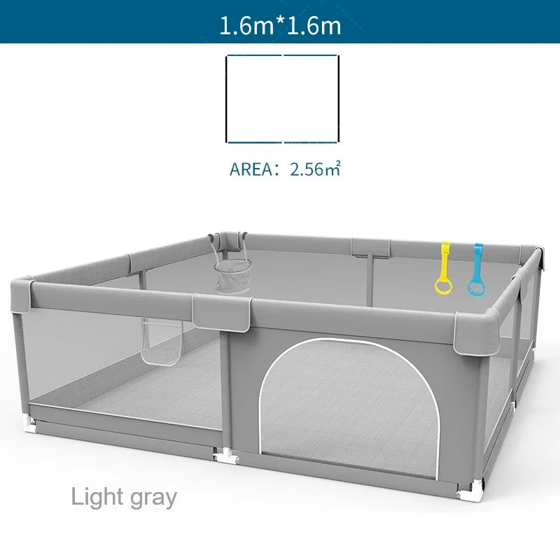 NEW Large Indoor Baby-Playground with PROTECTIVE Angle Activities FENCE for Baby