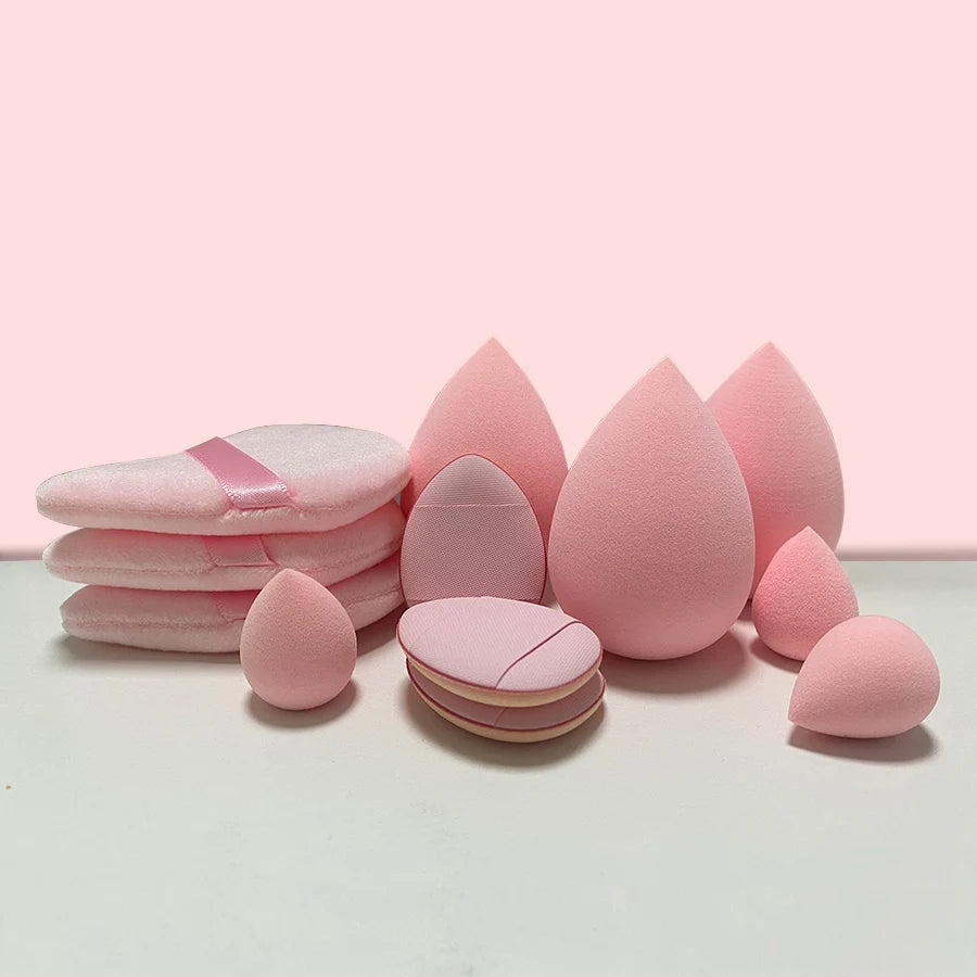 12pcs Small, medium and large combination set Makeup Puff