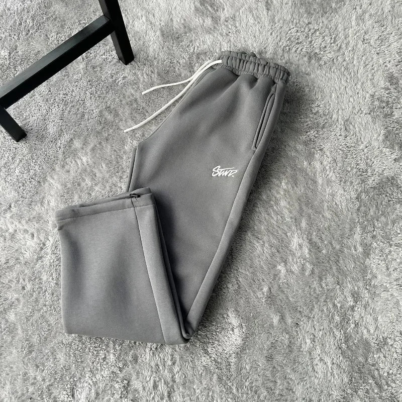 Street Casual Loose High-waisted Sweatpants Men Y2k Harajuku Hip-hop Fashion Versatile Oversized Trouser Women - Swefashionstore