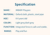 NEW Large Indoor Baby-Playground with PROTECTIVE Angle Activities FENCE for Baby - Swefashionstore