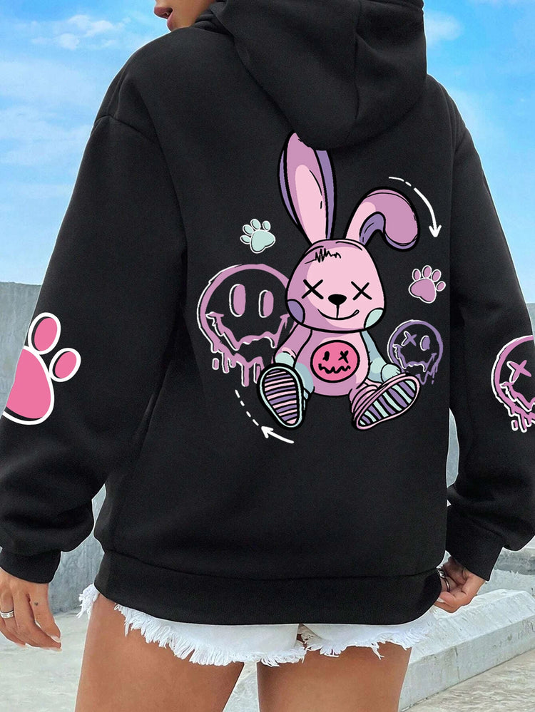 TEEKOSSC Street Casual Printed Female Hoodie - Swefashionstore