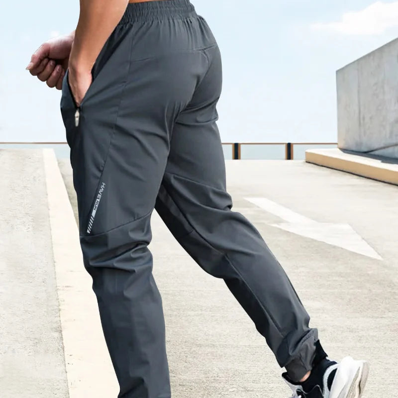 Summer Quick-drying Ice Silk Casual Elastic Pants - Swefashionstore