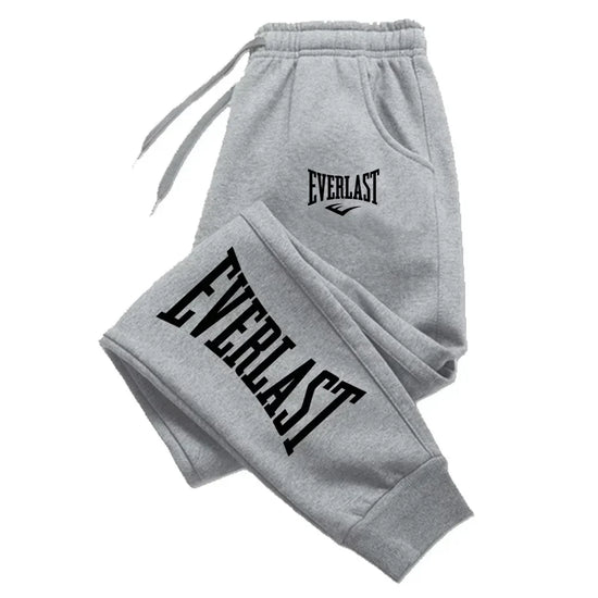 EVERLAST Men Women Jogging Sweatpants Running 2025 Trousers Fleece Streetwear Sport Oversized Jogger Sweat Pants 2025 Clothing - Swefashionstore