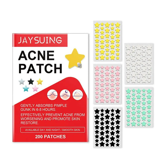 JAYSUING 200pcs Star PE Pimple ACNE Patch