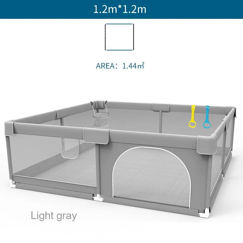 NEW Large Indoor Baby-Playground with PROTECTIVE Angle Activities FENCE for Baby
