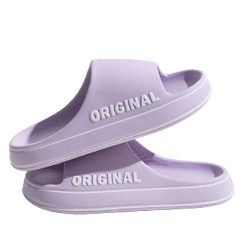 FESLISHOET Women Letter Slippers Sandals