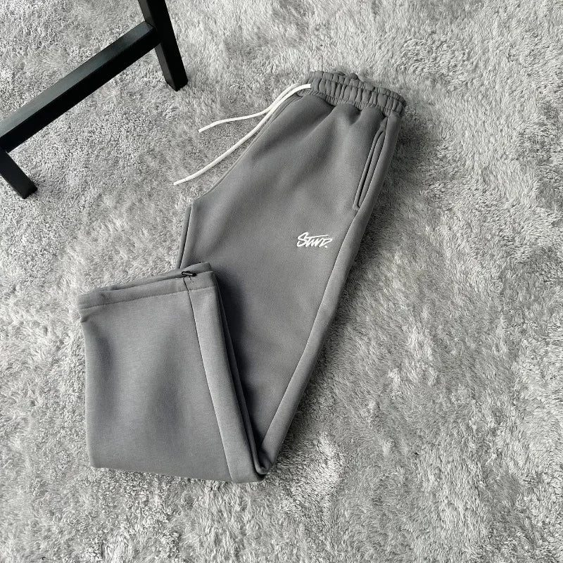 Street Casual Loose High-waisted Sweatpants Men Y2k Harajuku Hip-hop Fashion Versatile Oversized Trouser Women - Swefashionstore