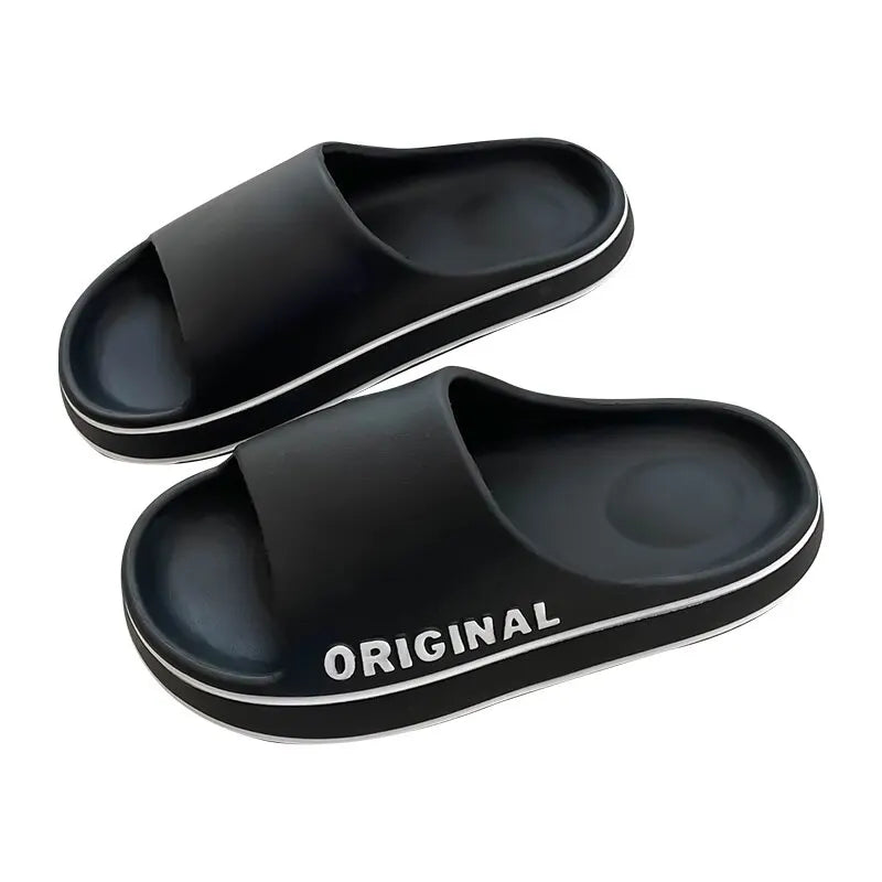 FESLISHOET Women Letter Slippers Sandals