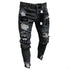 BESTSELLER White Embroidery Skinny RIPPED Jeans - Swefashionstore