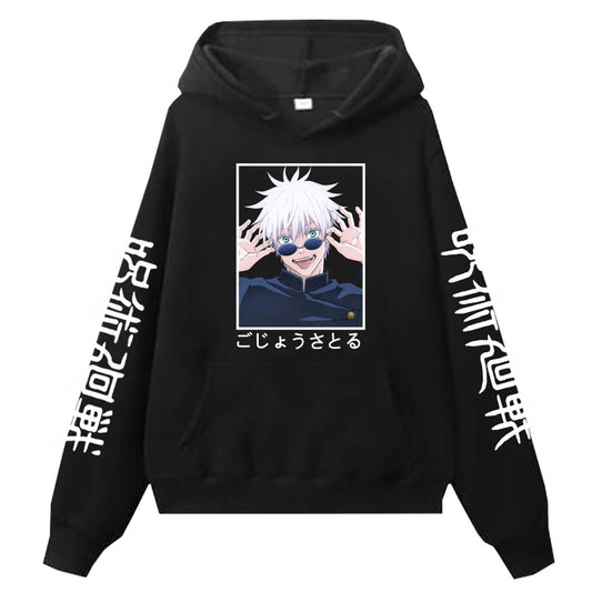 Jujutsu Kaisen Gojo Satoru-Printed Men Women Hoodies