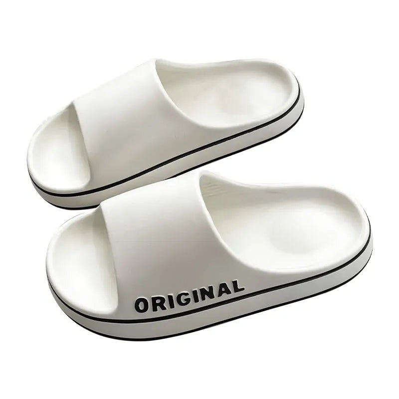 FESLISHOET Women Letter Slippers Sandals