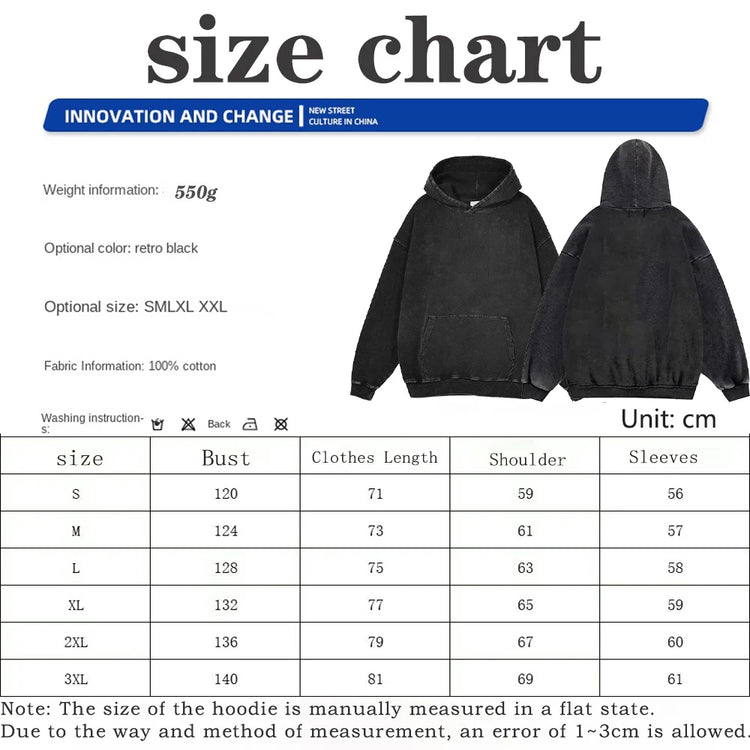 Anime Hoodies Guts Print Manga Sweatshirt Gothic Harajuku - Swefashionstore