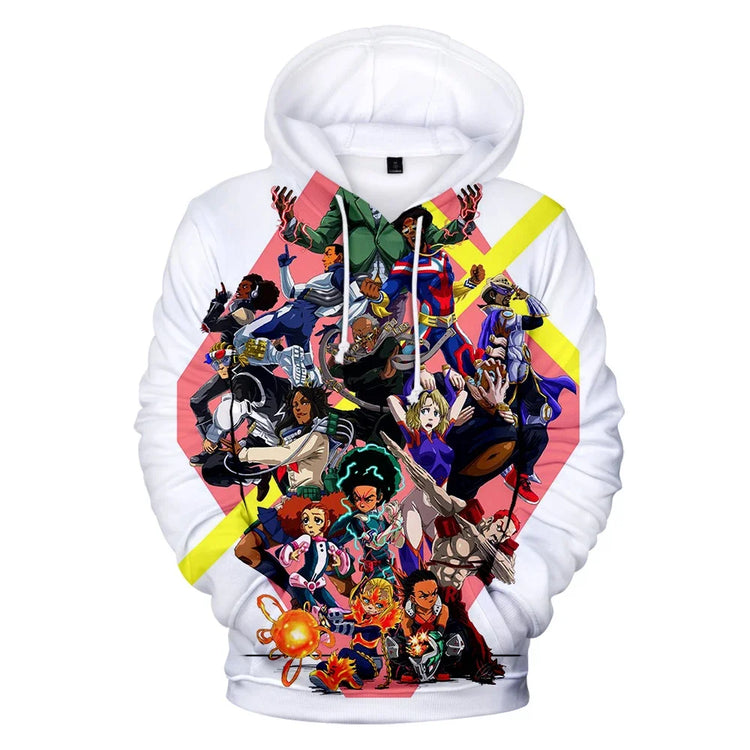 The BOONDOSCKS Hoodies 3D FASHION Long Sleeve Sweatshirt - Swefashionstore