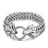 Stainless Steel Double Wolf Head Bracelet - Swefashionstore