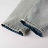 Trendyamiri European STYLE Jeans UNIQUE Design Slim Fit - Swefashionstore