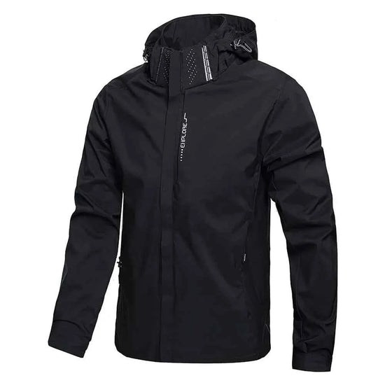 Waterproof Lightweight Raincoat with Hood for Outdoor Adventures - Swefashionstore