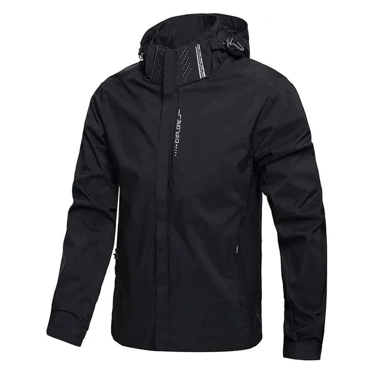 Waterproof Lightweight Raincoat with Hood for Outdoor Adventures - Swefashionstore