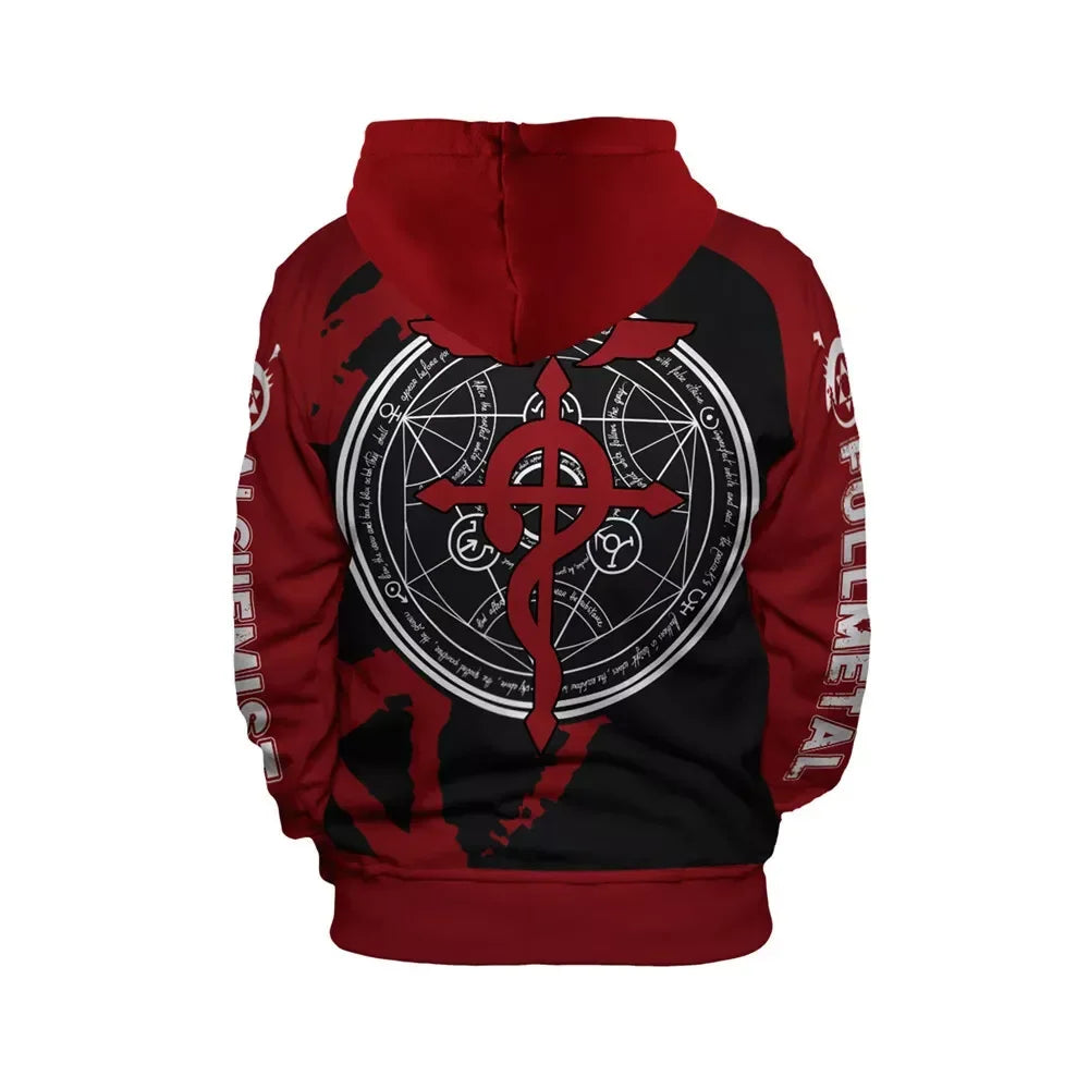 NEW Metal Alchemist Role-Playing Clothing 3D-Printed Hoodies