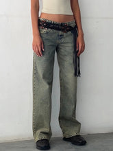 Straight-leg High Waist Jeans Women Denim Trousers - Swefashionstore