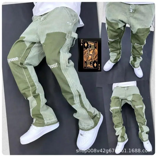 VINTAGE Herren Jeans VIBE Schlaghose Clean Fit DENIM Hose