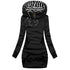 Zakhaev Women Slim Sweater Long Sleeve-Hoodie Dress - Swefashionstore