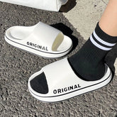FESLISHOET Women Letter Slippers Sandals - Swefashionstore