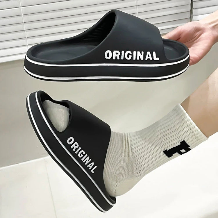 FESLISHOET Women Letter Slippers Sandals - Swefashionstore