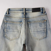 Trendyamiri European STYLE Jeans UNIQUE Design Slim Fit - Swefashionstore