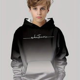 Kids Clothes Boys And Girls Hoodies Long-Sleeve 3D Letter Print - Swefashionstore