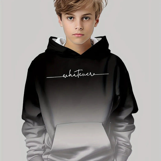 Kids Clothes Boys And Girls Hoodies Long-Sleeve 3D Letter Print