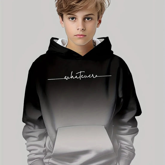 Kids Clothes Boys And Girls Hoodies Long-Sleeve 3D Letter Print - Swefashionstore