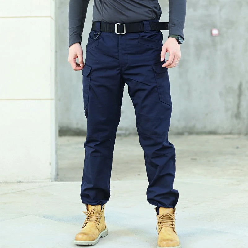 New Mens Tactical Pants Multiple Pocket Elasticity Military Urban Commuter Tacitcal Trousers Men Waterproof Cargo Pant 6XL - Swefashionstore
