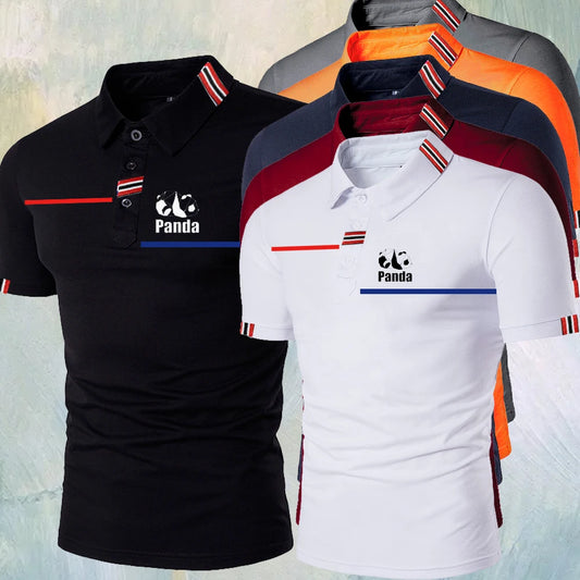 SUMMER Polo Shirt CASUAL Short Sleeve Lapel T-shirt