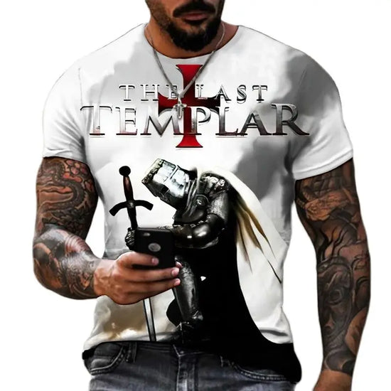 SUMMER Fashion Templar 3D Printed Men&