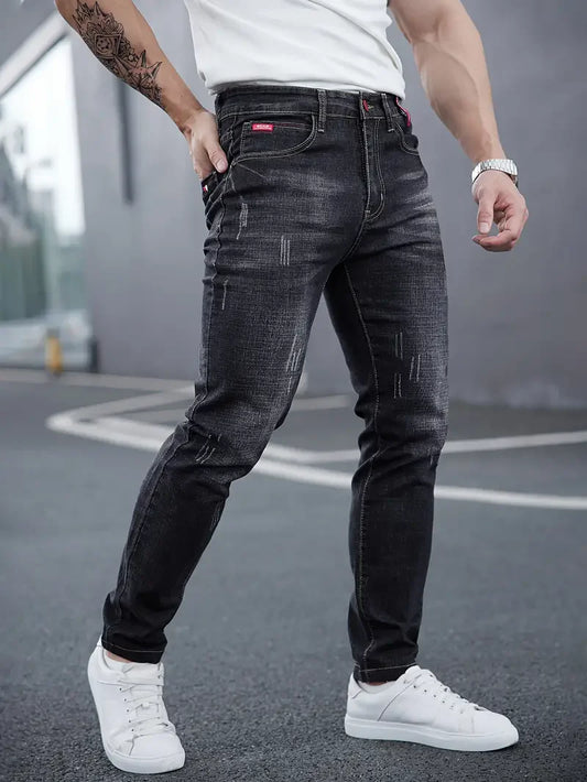 CHOLYL Herren Slim Casual Street CLASSIC Skinny Jeans