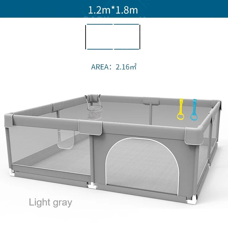 NEW Large Indoor Baby-Playground with PROTECTIVE Angle Activities FENCE for Baby