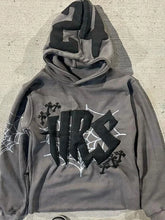 HIZILENT Hoodie Spider-Web Printed Streetwear Y2K - Swefashionstore