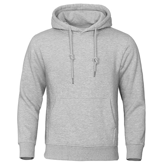 Men Hoodies Fleece Warm Sweatshirt - Swefashionstore