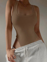 Sleeveless Knit BODYSUIT Summer Bodycon Off Shoulder Halter Tops - Swefashionstore