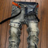 High Quality DENIM Jeans RETRO Straight Biker Design - Swefashionstore
