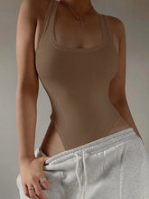 Sleeveless Knit BODYSUIT Summer Bodycon Off Shoulder Halter Tops - Swefashionstore
